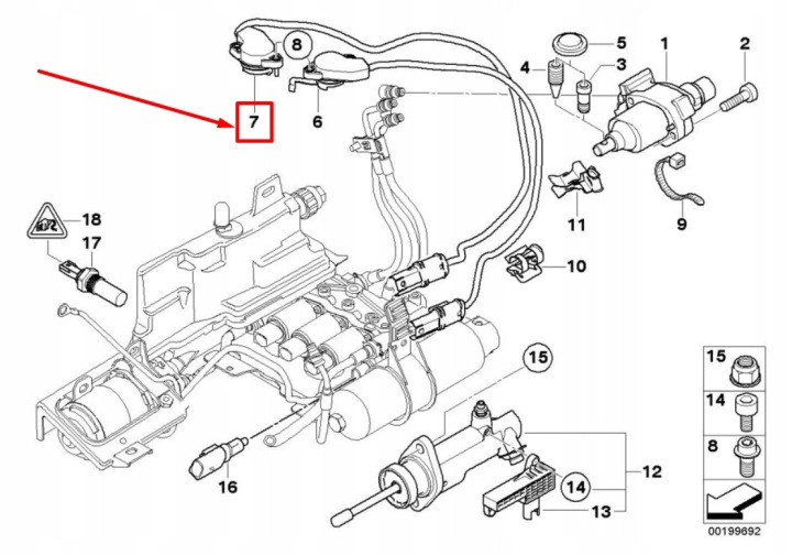фото №10, Bmw 5 e60 gear position датчик 7507168 23427507168