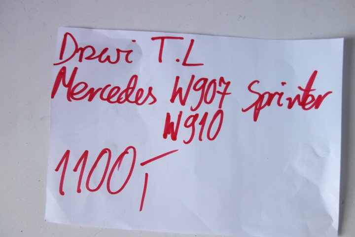 фото №9, Дверь зад левая mercedes sprinter w907 w910 низкий