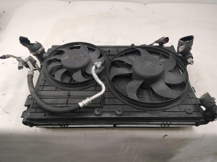 фото №8, Радиатор комплект vw golf vi gti 2.0 tfsi 1k0820411t 1k0145803ak 5k0121251j