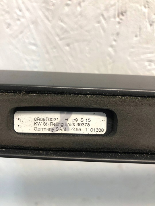 фото №13, Audi q5 рейлінги чорні 8r0860022h 8r0860021h kpl