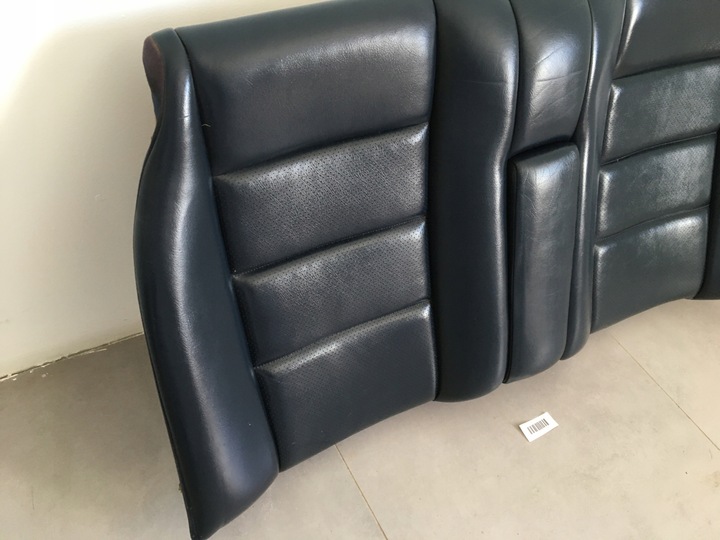 фото №8, Задні спинка диван синя темно-синя шкіра mercedes w124 cabrio a124