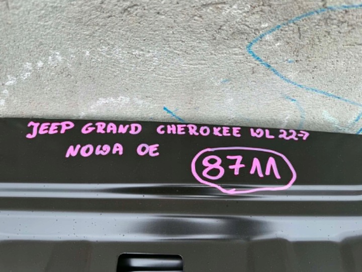 фото №13, Jeep grand cherokee wl 22- summit короткий кришка багажника new oem номер 8711