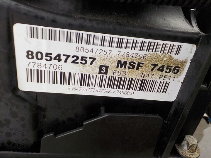 фото №14, Bmw x3 e83 09r 2.0d 177km двигатель n47d20c комплектный