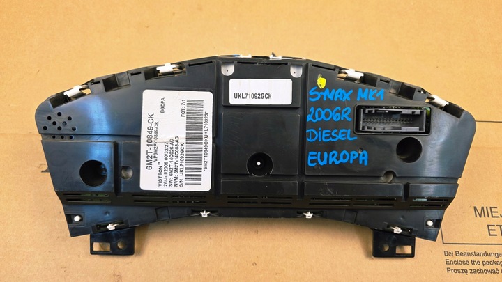 фото №15, S-max mk1 galaxy mk3 спидометр приборы 2006 год дизель европа ustawię пробег