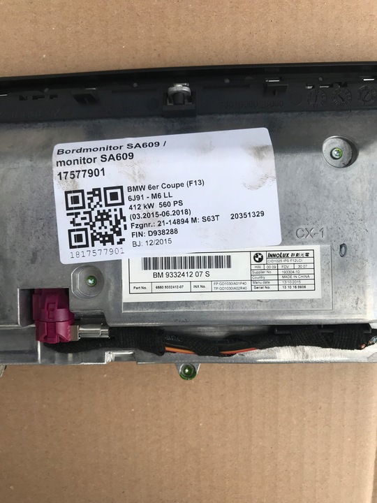 фото №6, Bmw m6 f06 f12 f13 lci навігація монітор idrive комплект оригінал