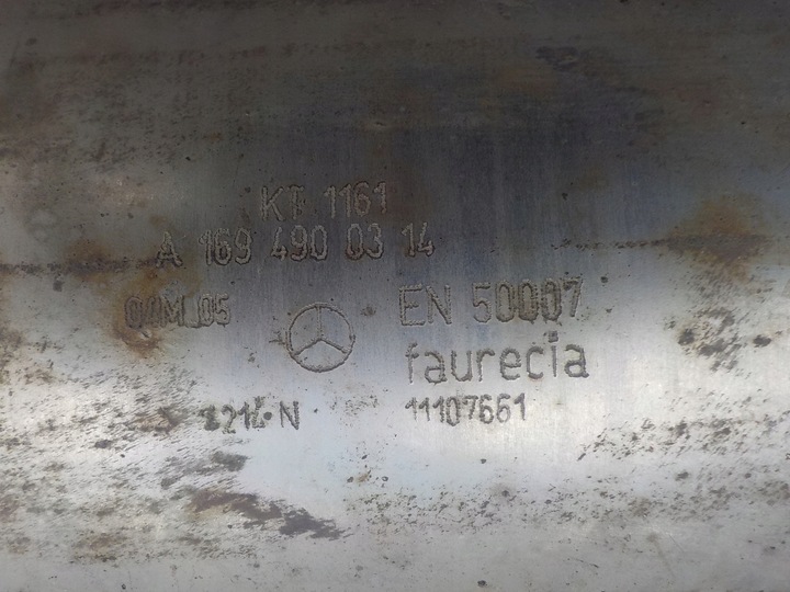 фото №9, Mercedes w169 2.0 cdi каталізатор глушник вихлоп