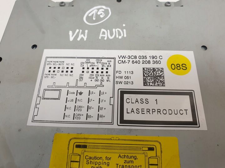 фото №3, Vw passat audi skoda радіо cd навігація 3c8035190c