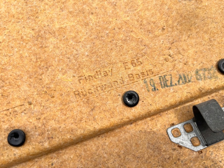 фото №12, Bmw e65 спина спинка защита сиденья карман чёрная кожа 52108240713