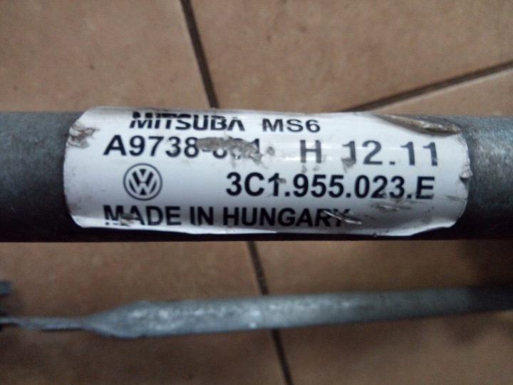 фото №5, Механизм стеклоочистителя passat b6 b7 mitsuba bosch