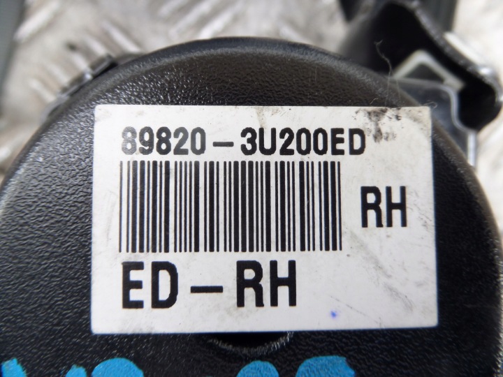 фото №5, Sportage iii pas безопасности правое зад заднее 89820-3u200ed