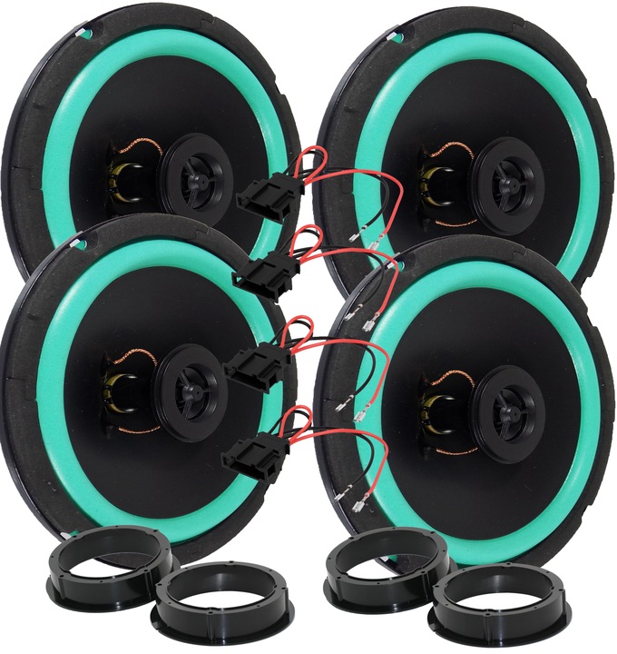 фото №1, 4 динаміки skoda fabia 1 2 rapid superb yeti vw bora jetta перед + зад