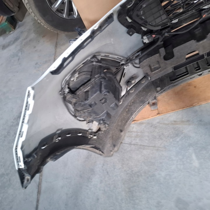 фото №10, Kia sportage iv 4 рестайлинг gt line 2018- бампер комплектный pdc hw белый