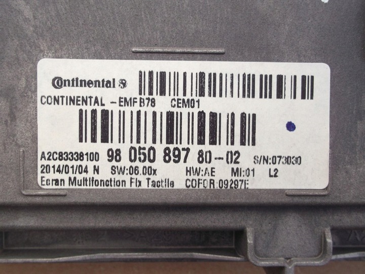 фото №6, Citroen c4 picasso ii дисплей