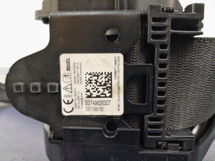 фото №5, Bmw 3 g20 pas безпеки зад правий 636156500