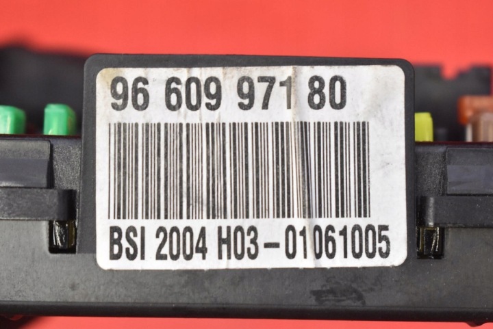 фото №10, Блок запобіжників bsi 9660997180 peugeot 307 1.6 16v 110 km рестайлінг 05-08