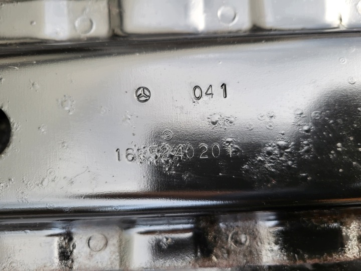 фото №8, Захист шасі планка корпус нижня металева mercedes gl ii w166 oem номер європа