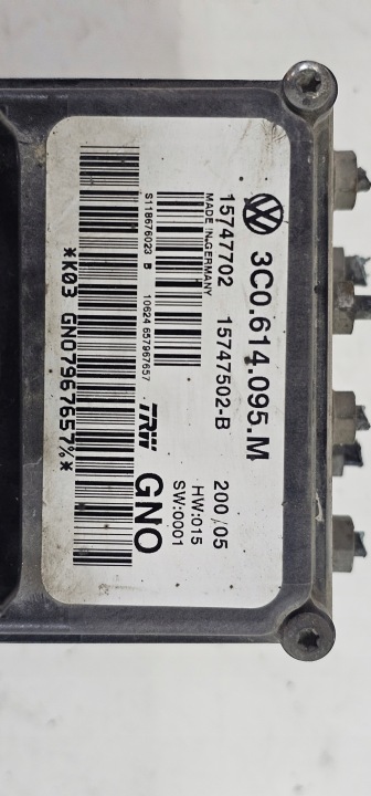 фото №13, Vw passat b6 главный тормозной цилиндр модуль управления abs 3c0614095m 15747702 15747502-b