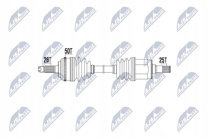 фото №14, Піввісь права honda civic vii 1.4 1.6 1.7 01-05