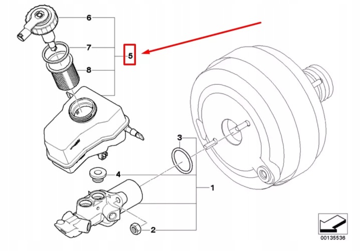 фото №8, Bmw 1 купе e82 бак насоса гальмівної 34326764117 6764117 oem