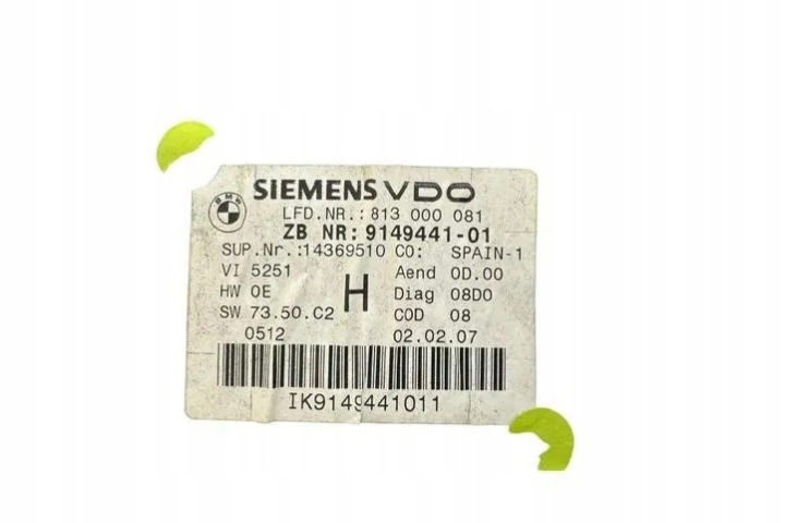 фото №8, Спідометр  bmw 3 touring e91 914944101 2.0l дизель 130kw 2008