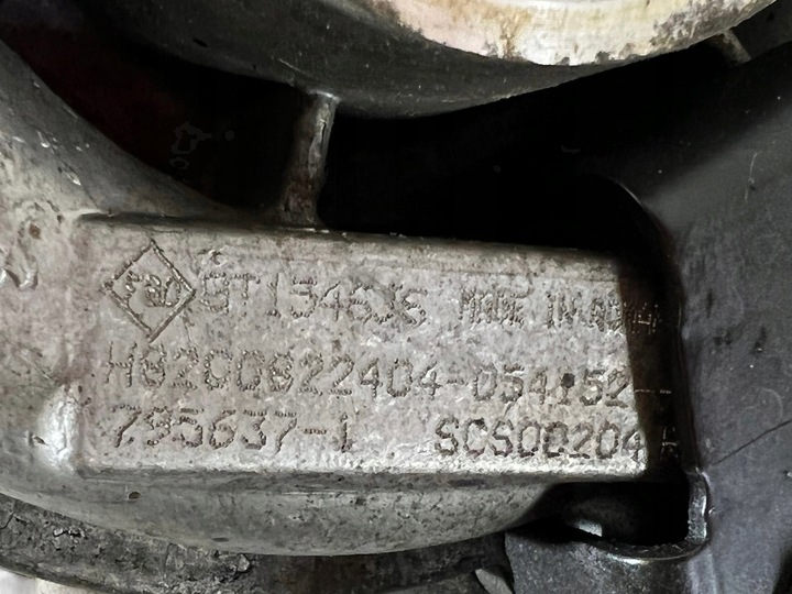 фото №4, Турбонагнітач турбіна turbo master iii 2.3 dci