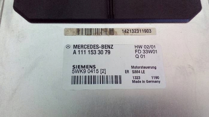 фото №8, Комп'ютер двигуна mercedes w203 2,0 b a1111533079