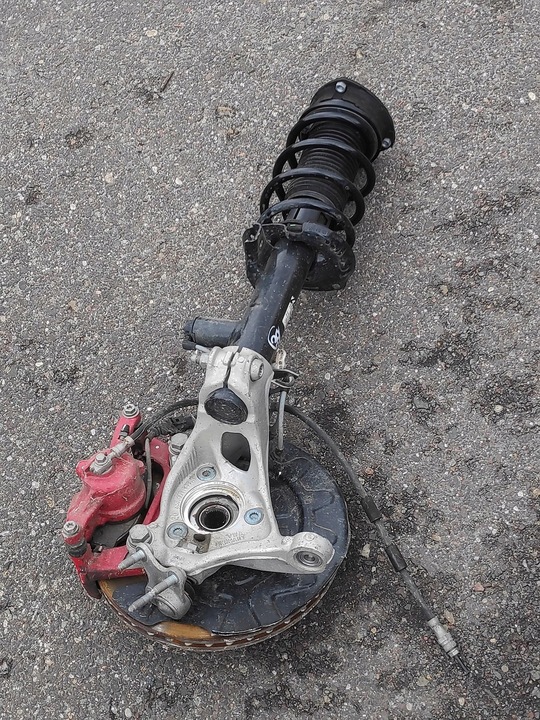 фото №6, Амортизатор mcpherson  праві перед поворотна опора ступиця амортизатор volkswagen t-roc 5q0413032c