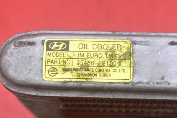 фото №11, Радиатор масла 25400-2e100 hyundai tucson 1 i 2.0 crdi 112 km 4x4 04-10
