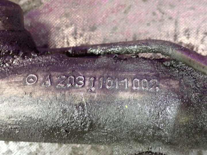 фото №10, C-klasa w203 2.0 трансмісія кермова рейка рульового управління хрестовина a20311011002