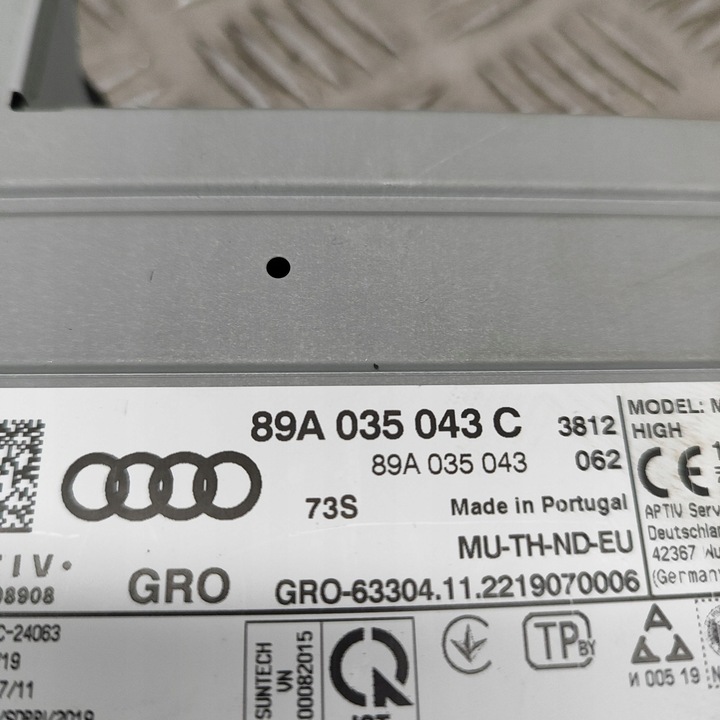 фото №8, Audi q4 sportback e-tron 2023 панель / радиопроигрыватель cd/dvd/gps