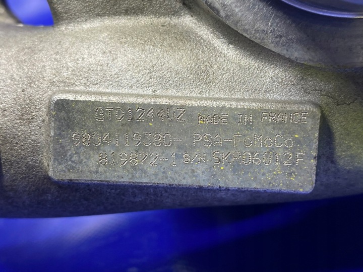 фото №11, Турбіна турбіна turbosprężarka 9804119380 focus mk3 peugeot 1.5 tdci xwda