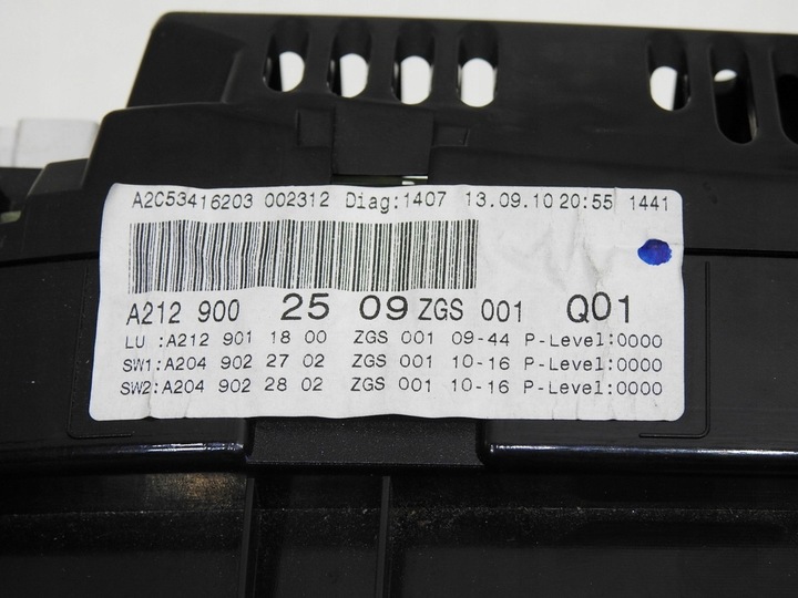 фото №11, Спідометр  mercedes w212 2.2 cdi a2129002509