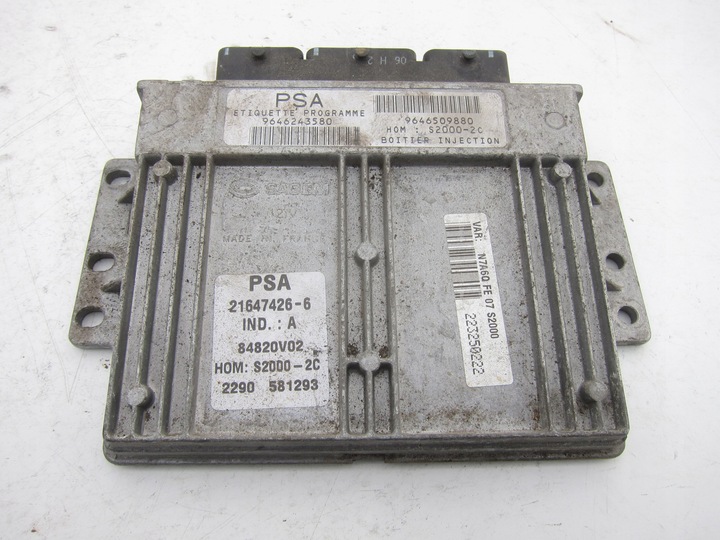 фото №1, Комп'ютер 9646509880 9646243580 citroen peugeot