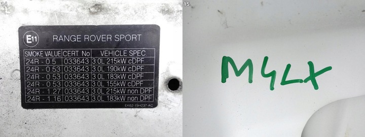 фото №15, Range rover sport ii l494 13-22 рестайлинг капот крышка капот капот перед