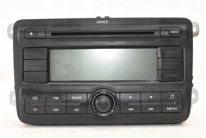 фото №1, Радіо радіопрогравач cd rds 5j0035161 skoda fabia 2 ii 07-10