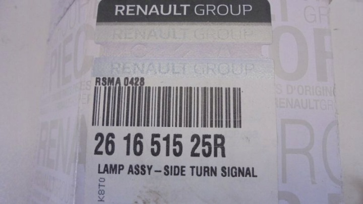 фото №5, Renault fluence поворотник правое led оригинал
