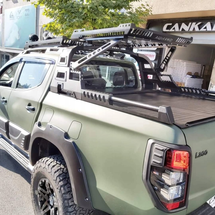 фото №7, Isuzu d max ranger ssangyong musso ролета надстройка алюминиевая