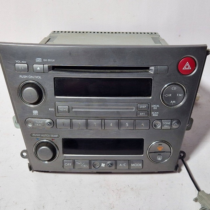 фото №2, Subaru legacy 2004 панель / радіопрогравач cd/dvd/gps