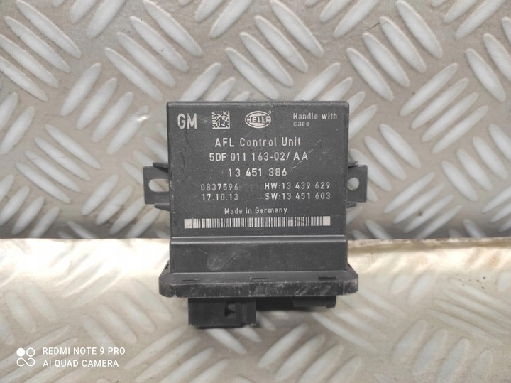 фото №1, Модуль блок керування світла opel insignia a 13451386 5df011163-02