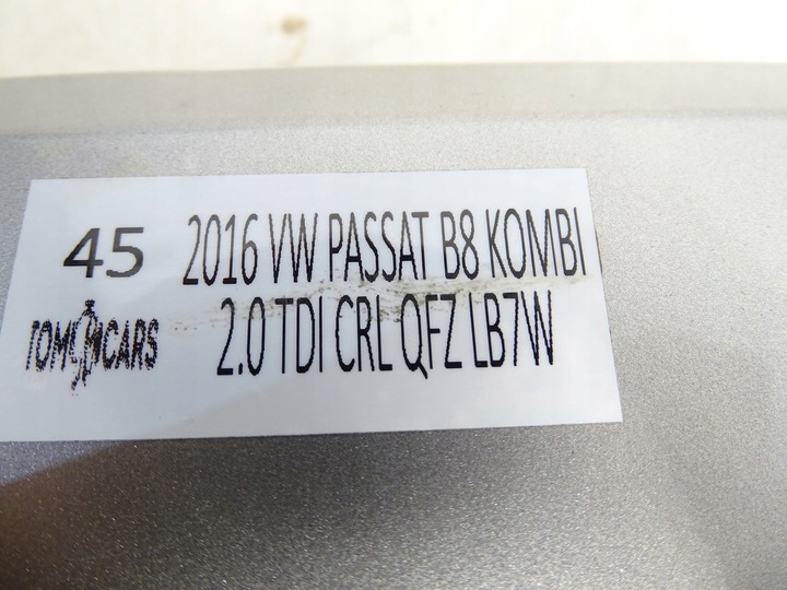 фото №10, Крило лівий перед переднє vw passat b8 lb7w