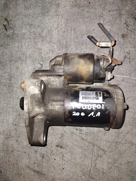 фото №1, Стартер m000t45071zt 9656317780 peugeot 206 1.1