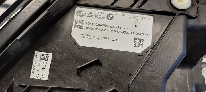 фото №12, Лампа перед передняя правая bmw g20 g21 lci рестайлинг полный led 9450796-03 европа