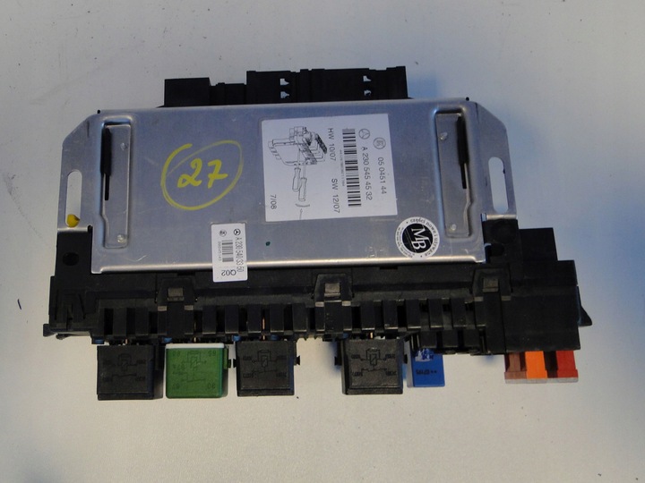 фото №9, Mercedes коробка предохранителей предохранители модуль sam sl r230 230