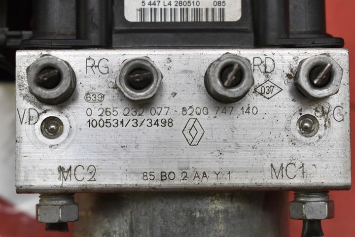 фото №7, Насос abs 8200747140 renault clio 3 iii 1.2 16v 75 km 09-12