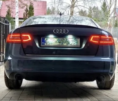 фото №13, Спойлер спойлер накладка 2005-2011 audi a6 c6 спойлер чорний блиск