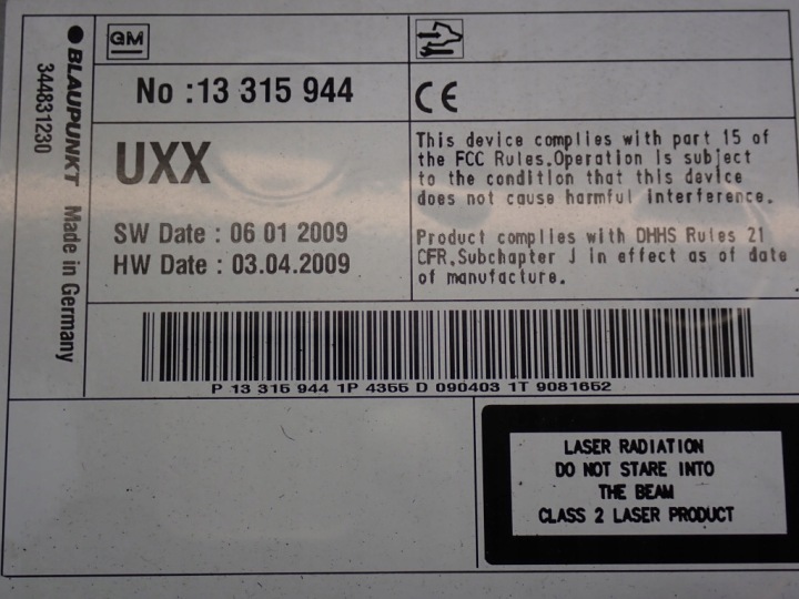фото №6, Opel insignia a i 08-14 магнитола blaupunkt cd 13315944