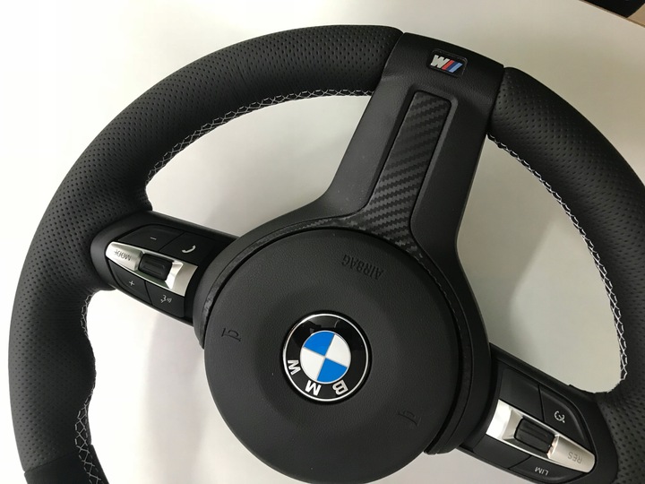 фото №6, Bmw f30 f33 f36 f20 f15 f25 f31 f16 руль m набор алькантара обшитая