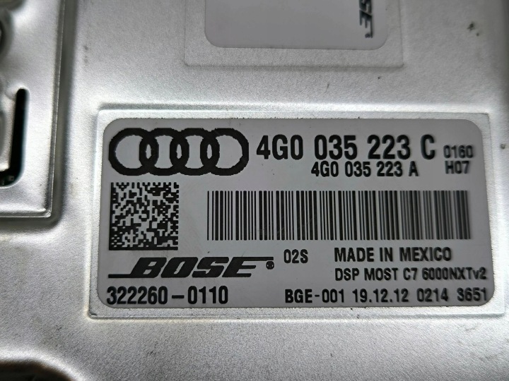 фото №7, Audi a6 c7 2013 усилитель аудио