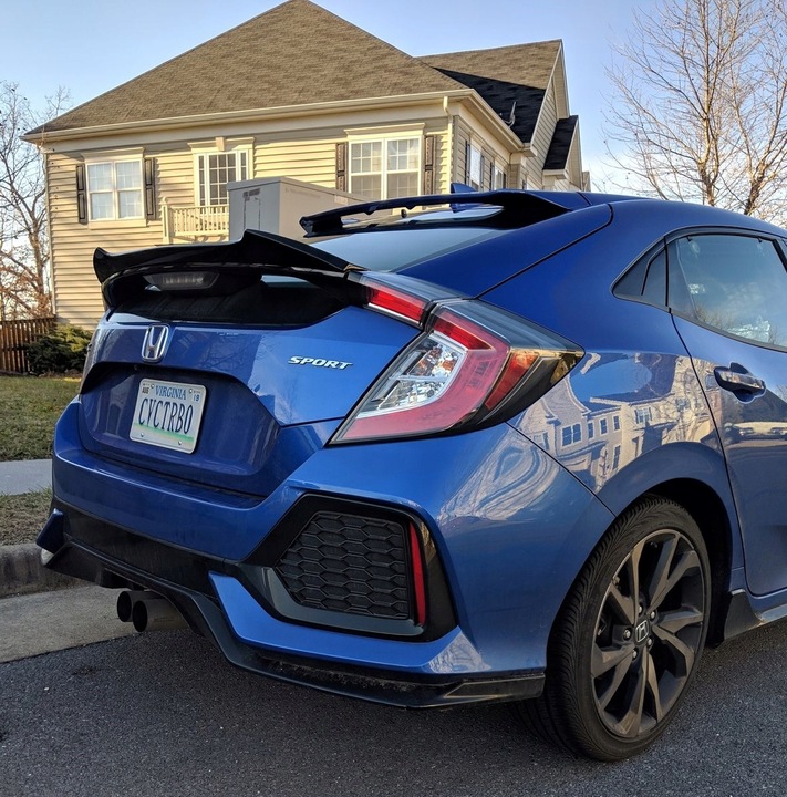 фото №7, Honda civic 10 x спойлер спойлер спойлер подкладка!