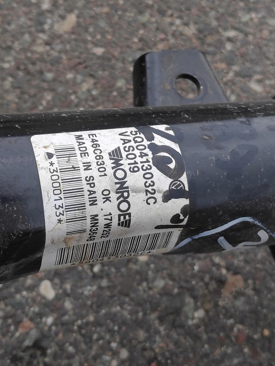 фото №7, Амортизатор mcpherson  праві перед поворотна опора ступиця амортизатор volkswagen t-roc 5q0413032c